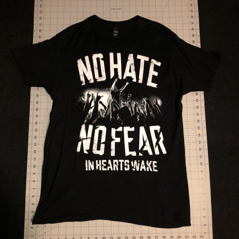 In Hearts Wake (band). Size Large. Black color. Short Sleeve Shirt.